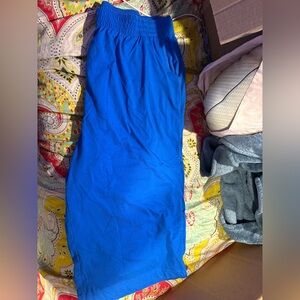 Woman Within Royal Blue capri